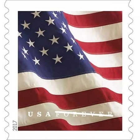 Flag 2017 Roll - 1 Roll 100 Pcs Unused Stamps for Mailing hot